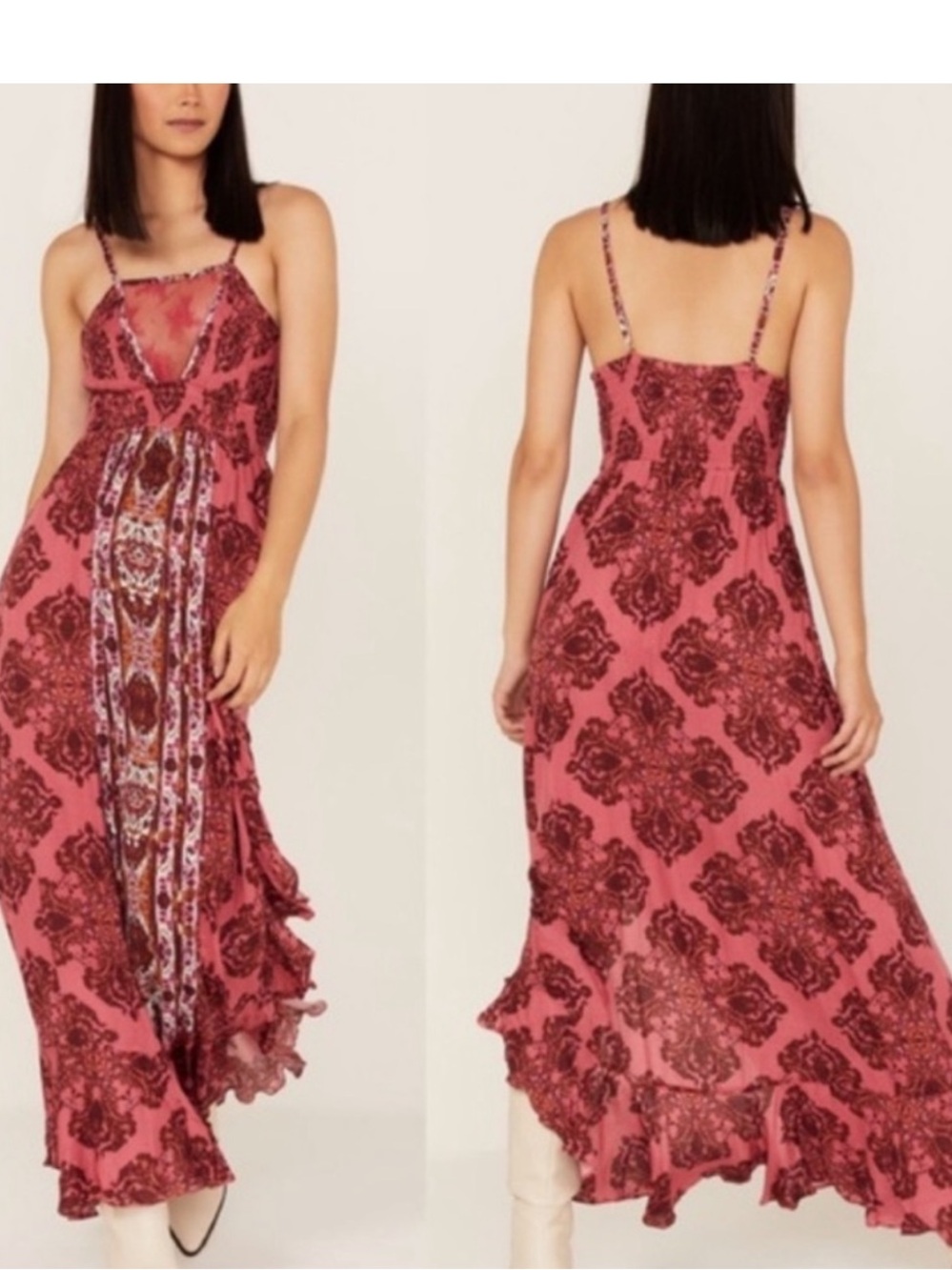 FREE PEOPLE WOMEN'S THAT MOMENT SLIP MAXI DRESS XL